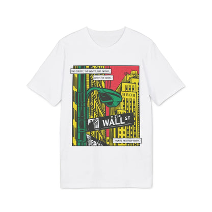 Wall Street - Comic Mafia - Premium Bio Unisex T-Shirt - Front Print - STREET STYLE