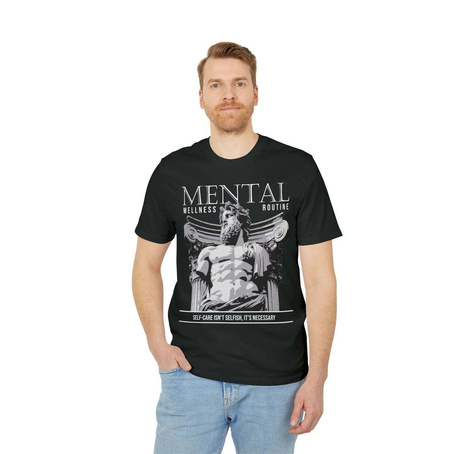 Mental Wellness Routine - Gods Way - Premium Bio Unisex T-Shirt - Front Print - STREET STYLE