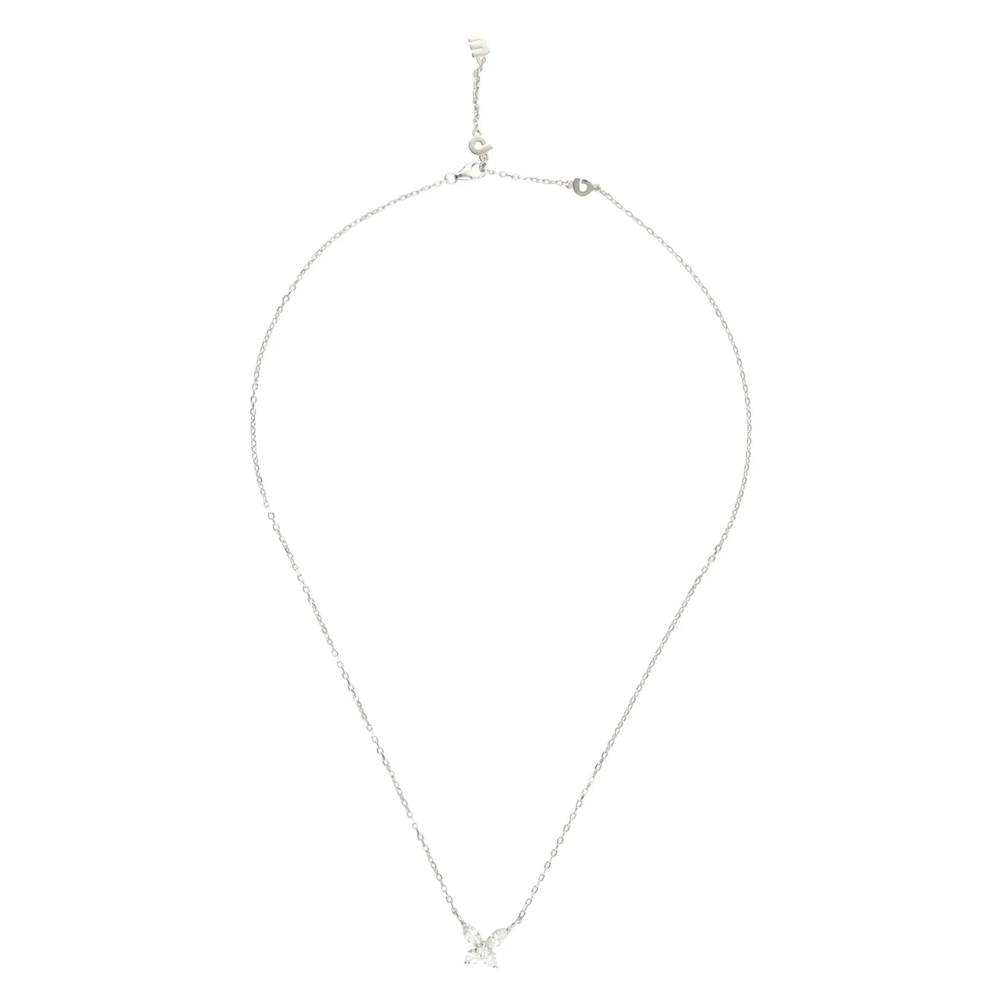 925 Sterling Silver Butterfly Pendant Necklace - STREET STYLE