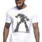 Trasformer Robot 1500-2 T-shirt Urban Men Uomo 100% Cotone Pettinato JK - STREET STYLE