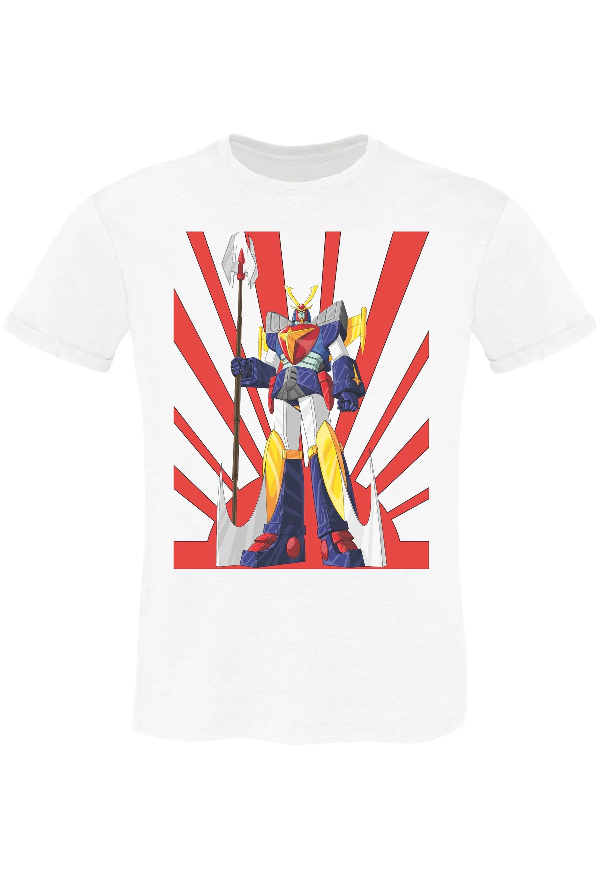 Daitarn 3 viso Ufo Robot 1502-2 T-shirt Urban Men Uomo 100% Cotone Pettinato JK - STREET STYLE