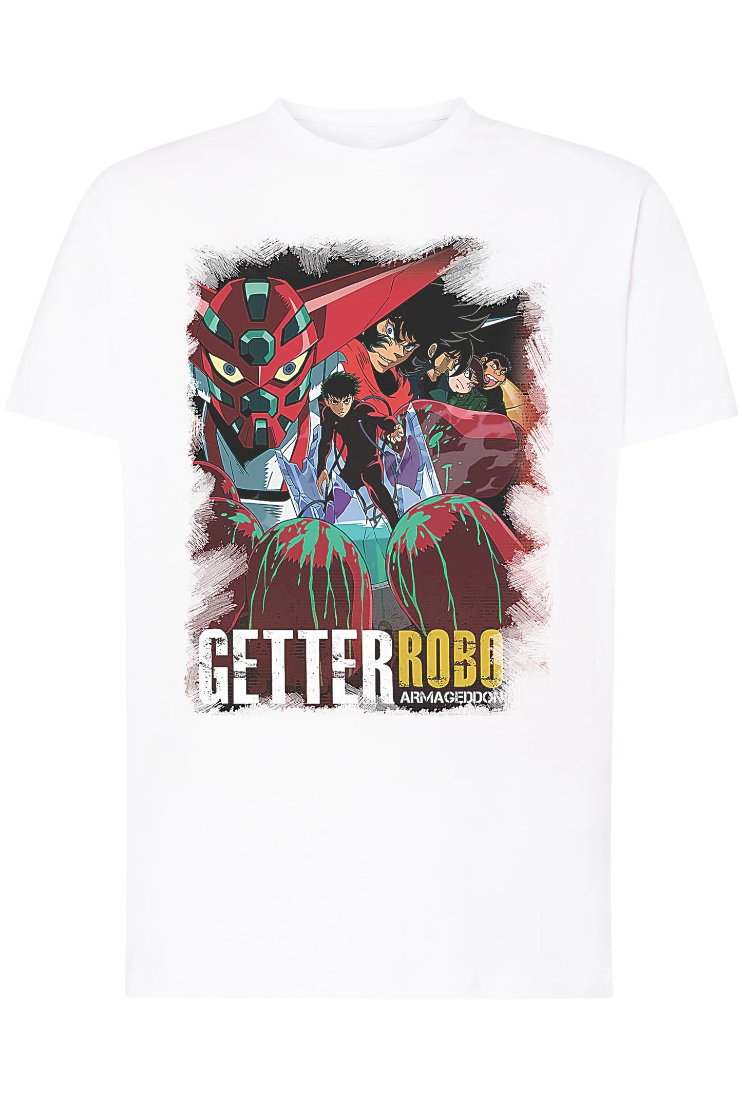 Getter Robot Ufo Robot 1503-2 T-shirt Urban Men Uomo 100% Cotone Pettinato JK - STREET STYLE