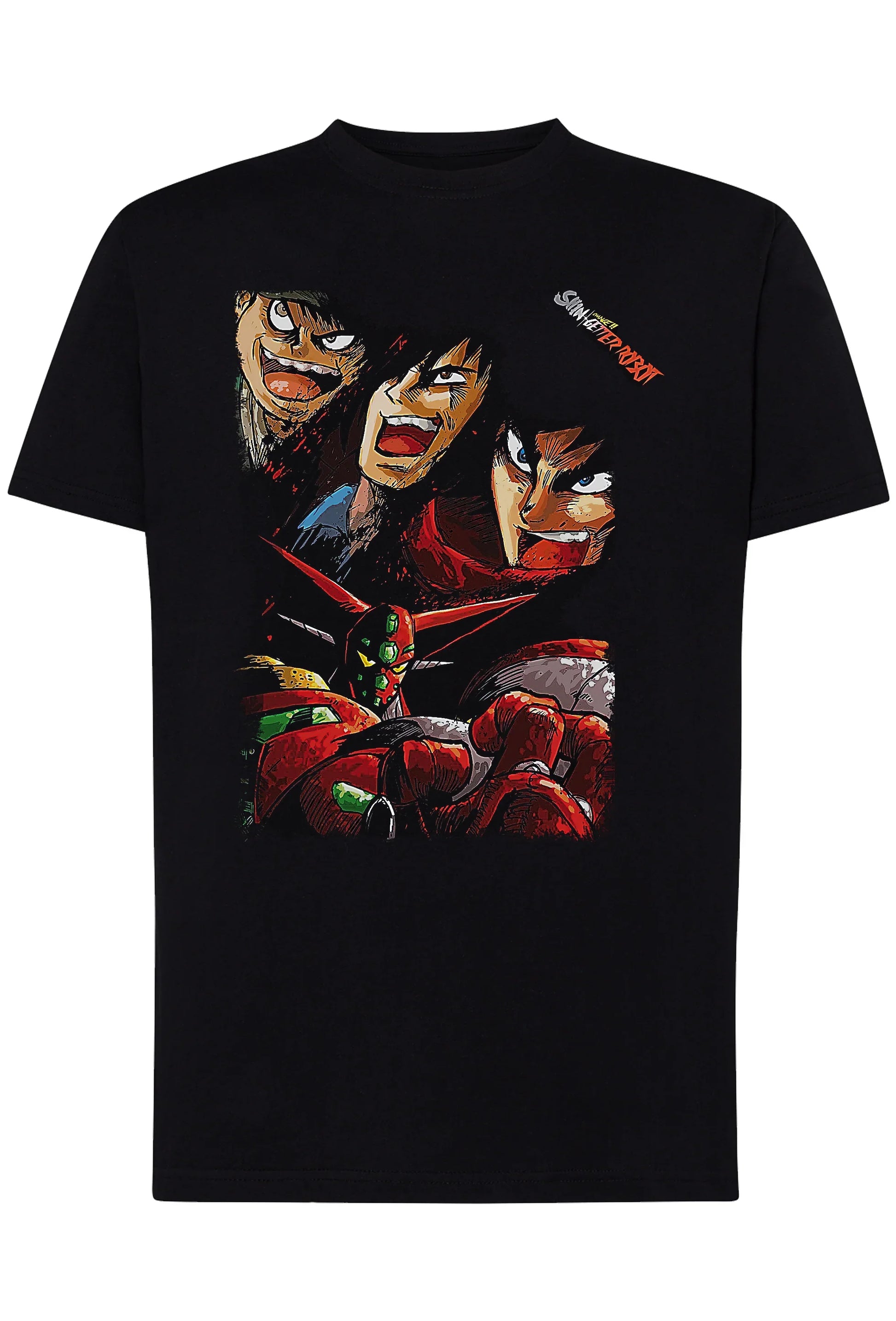 Getter Robot Ufo Robot 1503 T-shirt Urban Men Uomo 100% Cotone Pettinato JK - STREET STYLE