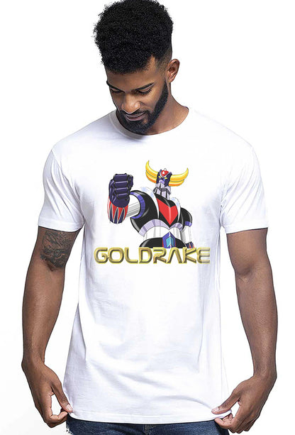 Goldrake Robot Finale Ufo Robot 1504 T-shirt Urban Men Uomo 100% Cotone Pettinato JK - STREET STYLE