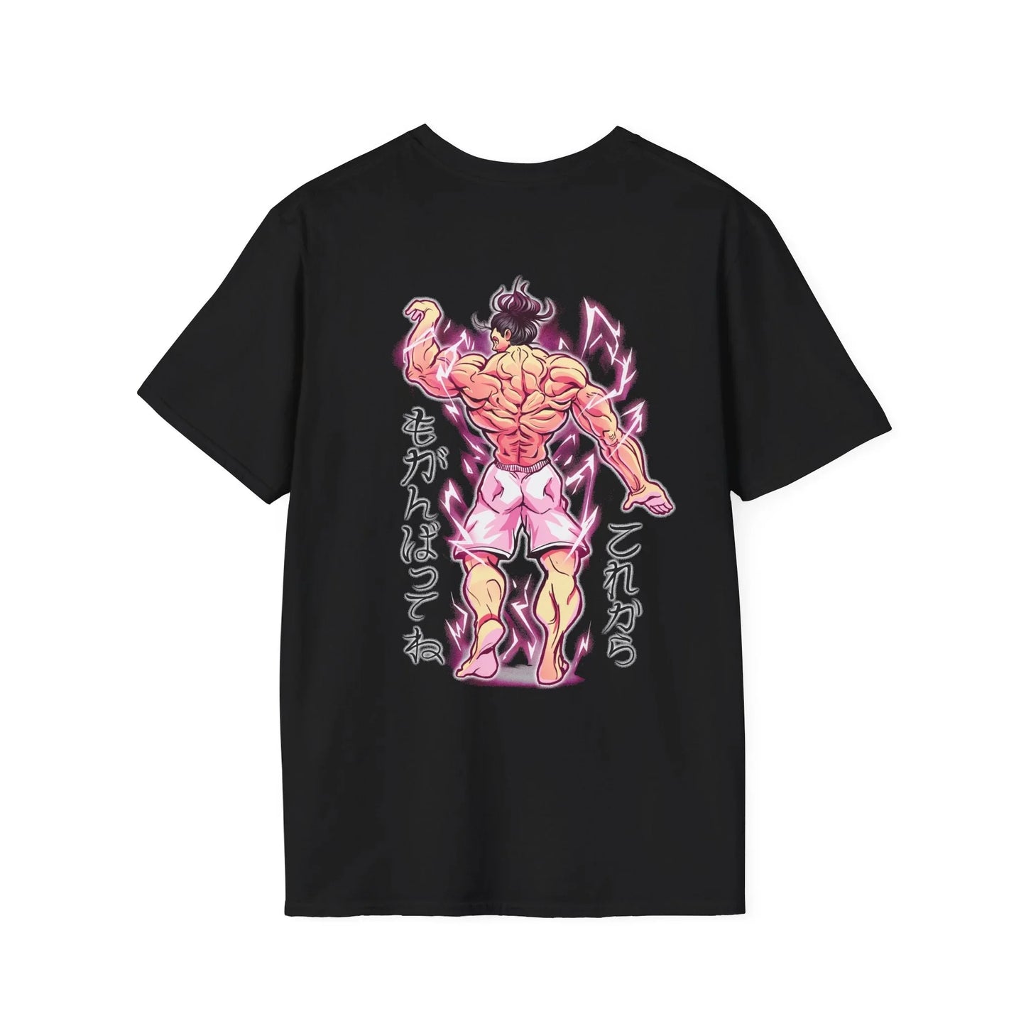 Baki Bodybilder - Anime World - Unisex T-Shirt - Back Print - STREET STYLE