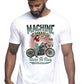 Machine Garage Born to Run Auto Moto e Bici 161-2019-3 T-shirt Urban Men Uomo 100% Cotone Pettinato JK - STREET STYLE