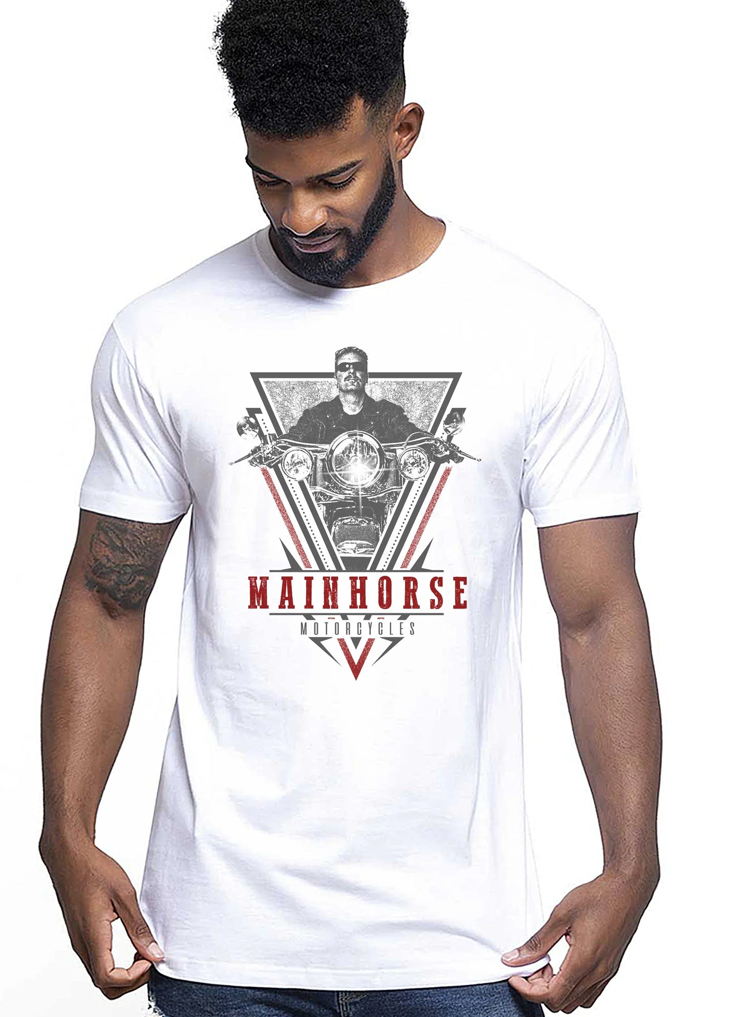 Mainhorse Motorcycles Auto Moto e Bici 161-2019-6 T-shirt Urban Men Uomo 100% Cotone Pettinato JK - STREET STYLE