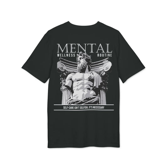 Mental Wellness Routine - Gods Way - Premium Bio Unisex T-Shirt - Back Print - STREET STYLE