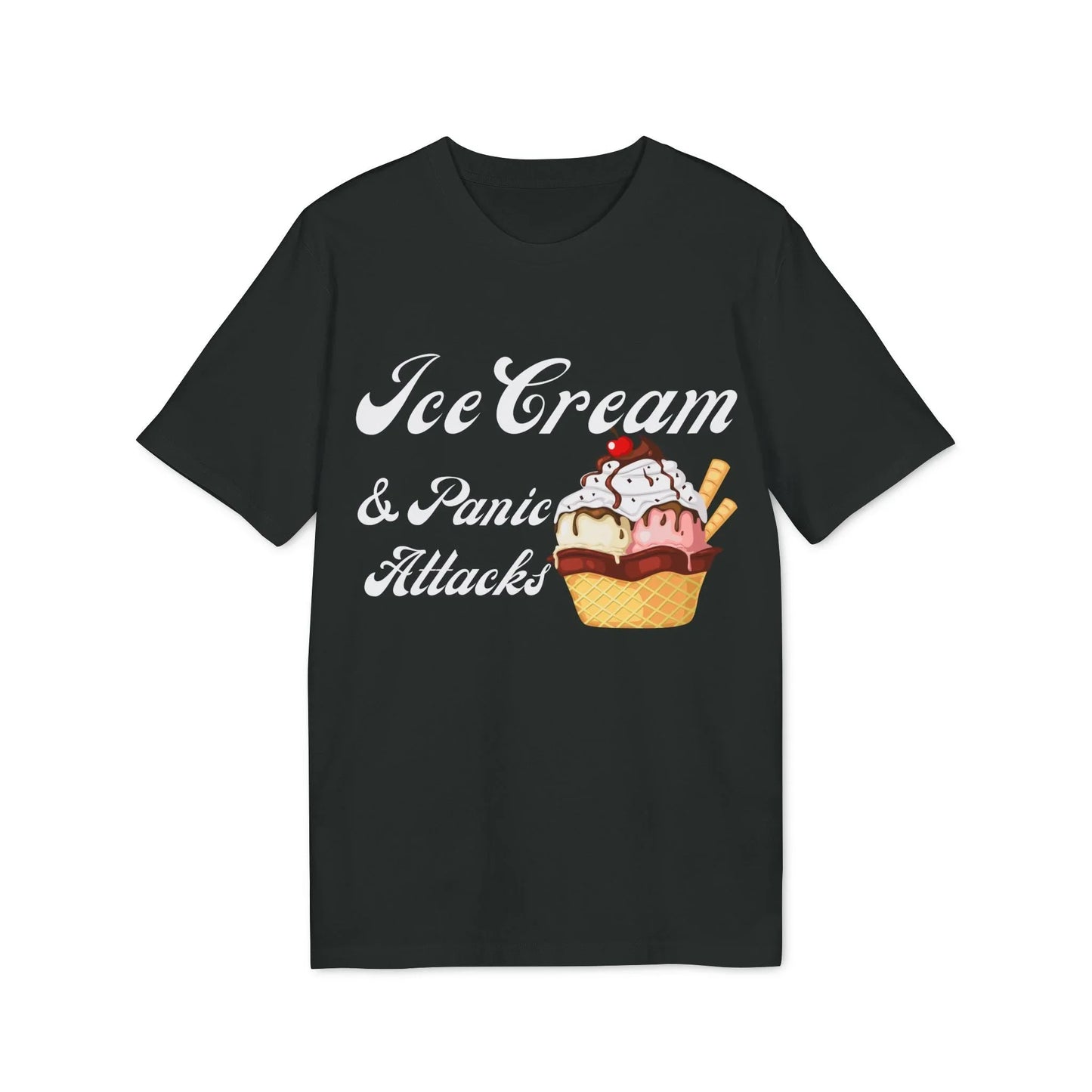 Ice Cream & Panic Attacks - See the Way - Premium Bio Unisex T-Shirt - Front Print - STREET STYLE