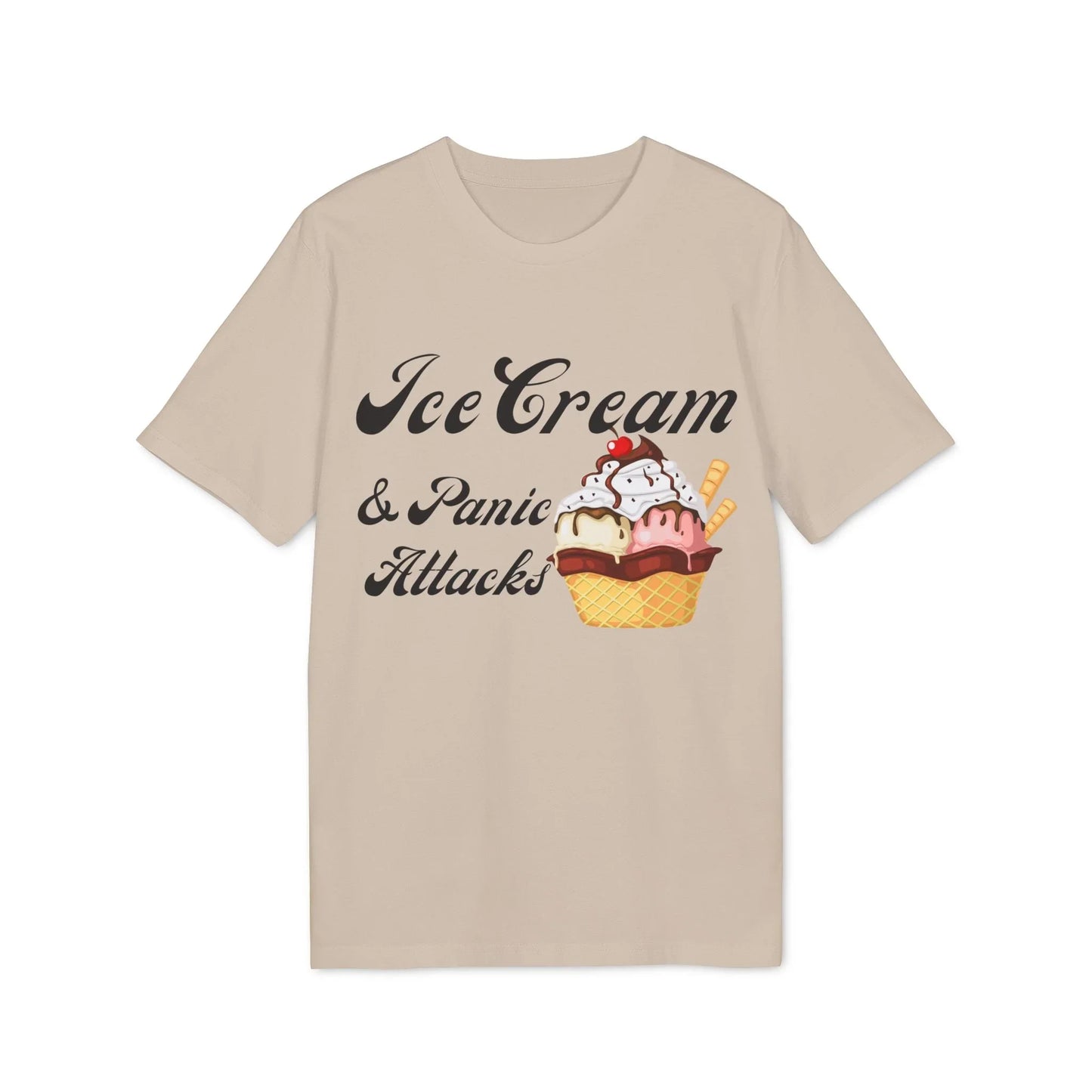 Ice Cream & Panic Attacks - See the Way - Premium Bio Unisex T-Shirt - Front Print - STREET STYLE