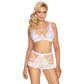 Sheer High-Waist Lace Boxer Brief Torfi White - STREET STYLE