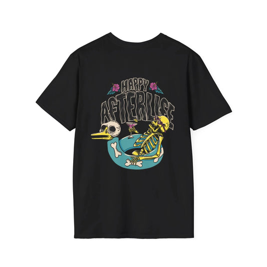 Happy Afterlife - Summer Skulls - Unisex T-Shirt - Back Print - STREET STYLE