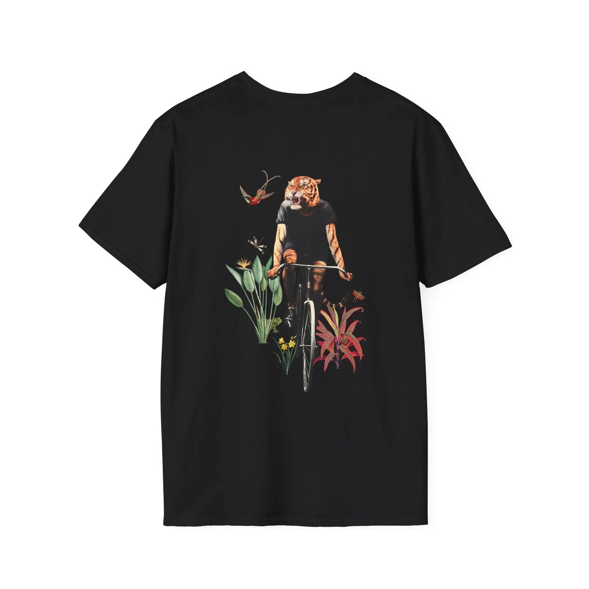 Tiger - Animal Human - Unisex T-Shirt - Back Print - STREET STYLE