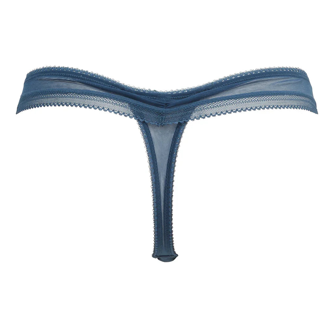 Gossard SSheer Lace Thong Panty Swirl - STREET STYLE