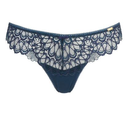 Gossard SSheer Lace Thong Panty Swirl - STREET STYLE