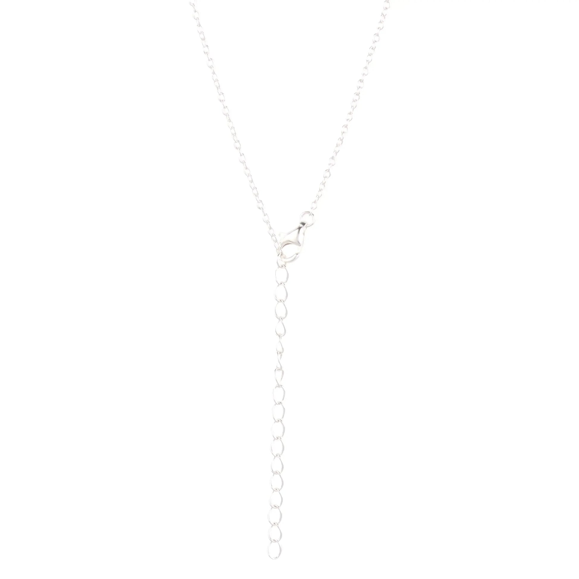 925 Sterling Silver Necklace Red Heart Pendant - STREET STYLE