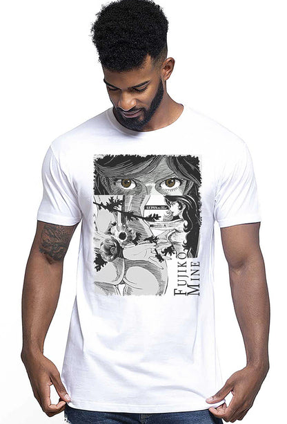 Arsenio Lupen Fujiko Mine sexy 2 Cartoon Film 18-112 T-shirt Urban Men Uomo 100% Cotone Pettinato JK - STREET STYLE
