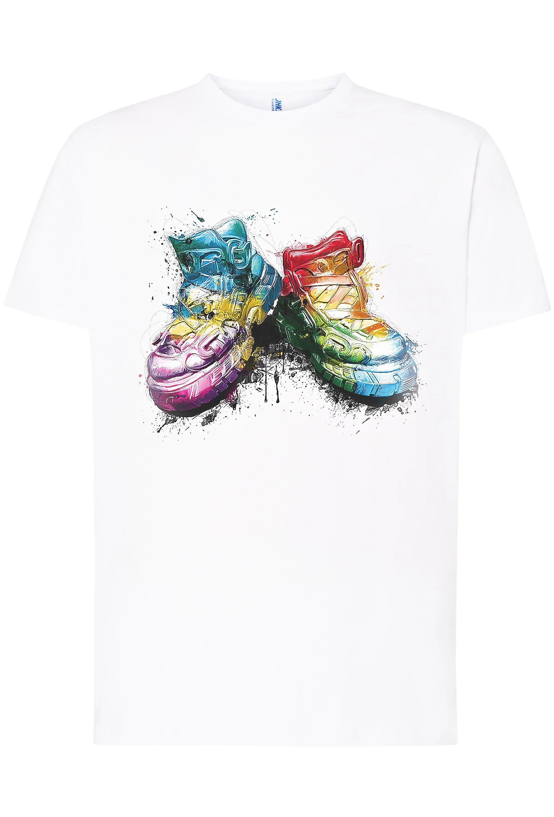 My Shoes Color Artistico Stilizzato 18-20-57 T-shirt Urban Men Uomo 100% Cotone Pettinato JK - STREET STYLE