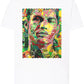 Portrait Ronaldo Color Artistico Stilizzato 18-30-19 T-shirt Urban Men Uomo 100% Cotone Pettinato JK - STREET STYLE