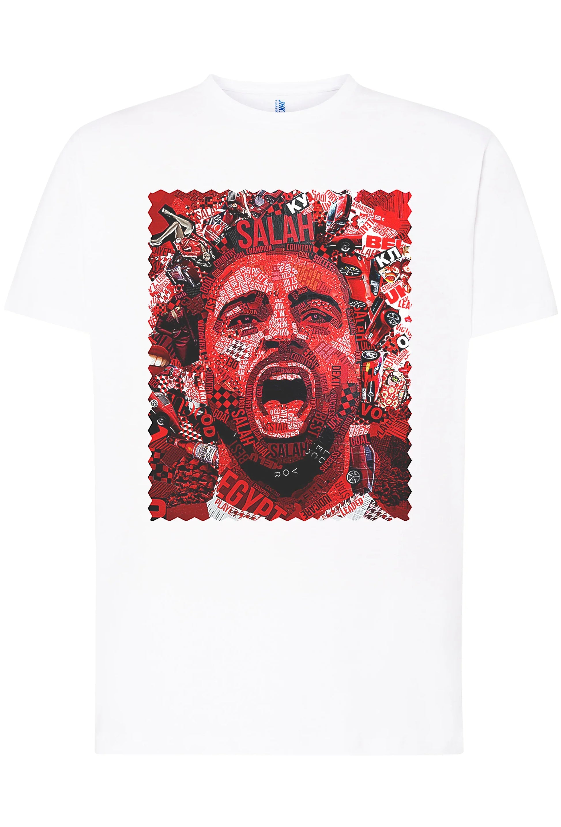 Portrait Salah Color Artistico Stilizzato 18-30-24 T-shirt Urban Men Uomo 100% Cotone Pettinato JK - STREET STYLE