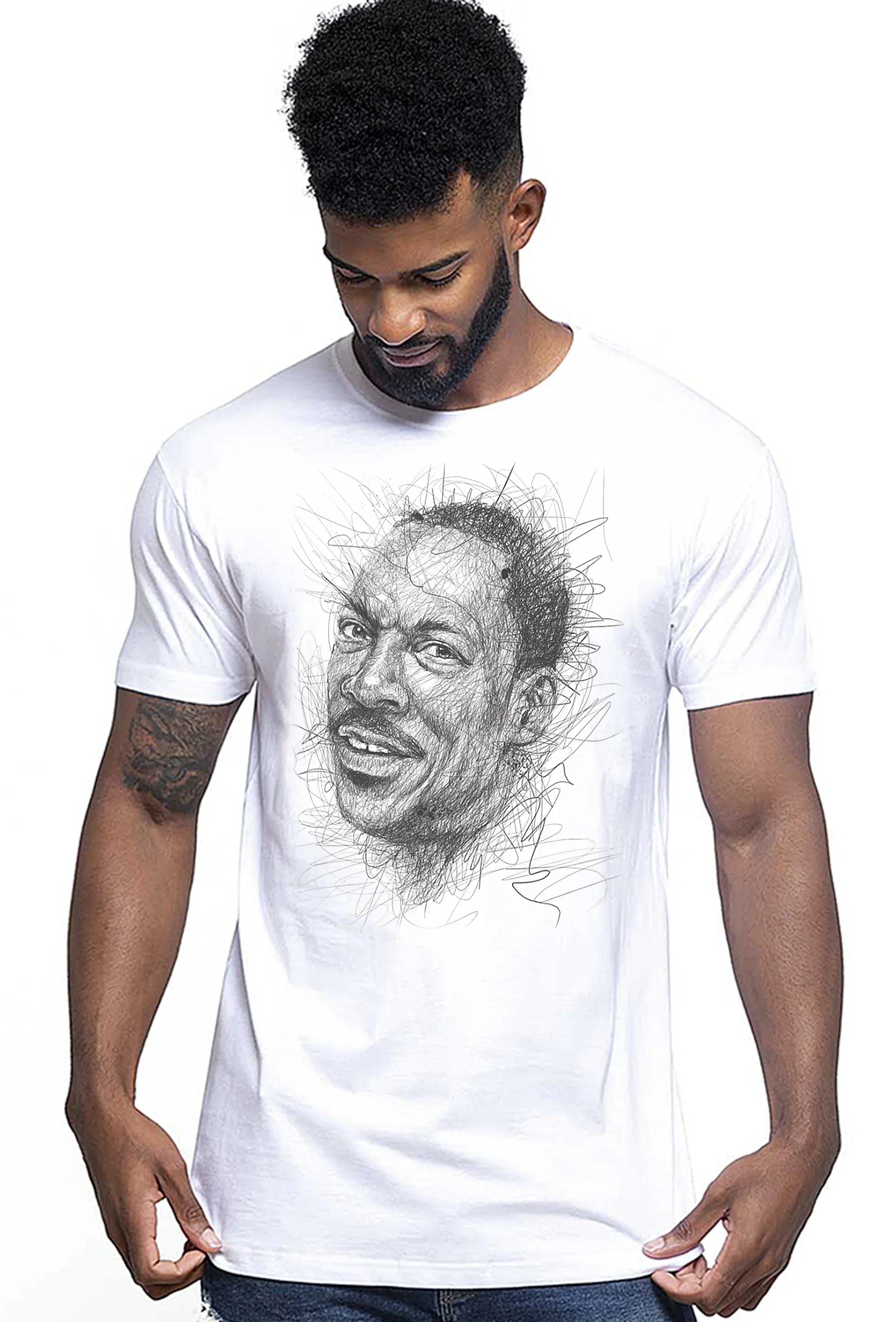 Eddie Murphy The Legend Stilizzato Soggetto Attore 18-37 T-shirt Urban Men Uomo 100% Cotone Pettinato JK - STREET STYLE