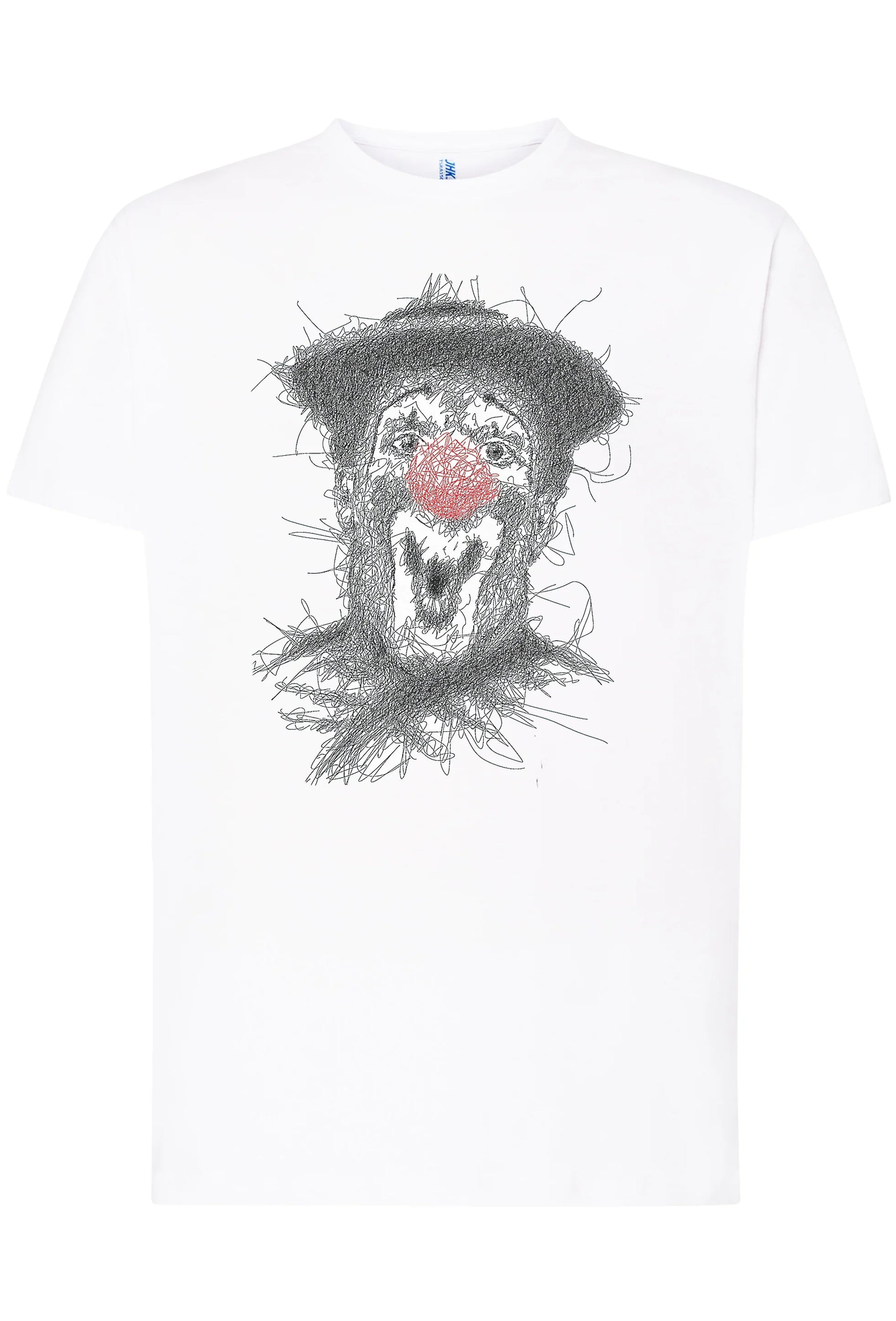 Clown Naso rosso Stilizzato Color 18-65 T-shirt Urban Men Uomo 100% Cotone Pettinato JK - STREET STYLE
