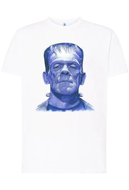 Frankenstein Blu The Legend Cinema Attore Comico Soggetto 18-97-2 T-shirt Urban Men Uomo 100% Cotone Pettinato JK - STREET STYLE