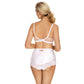Sheer High-Waist Lace Boxer Brief Torfi White - STREET STYLE