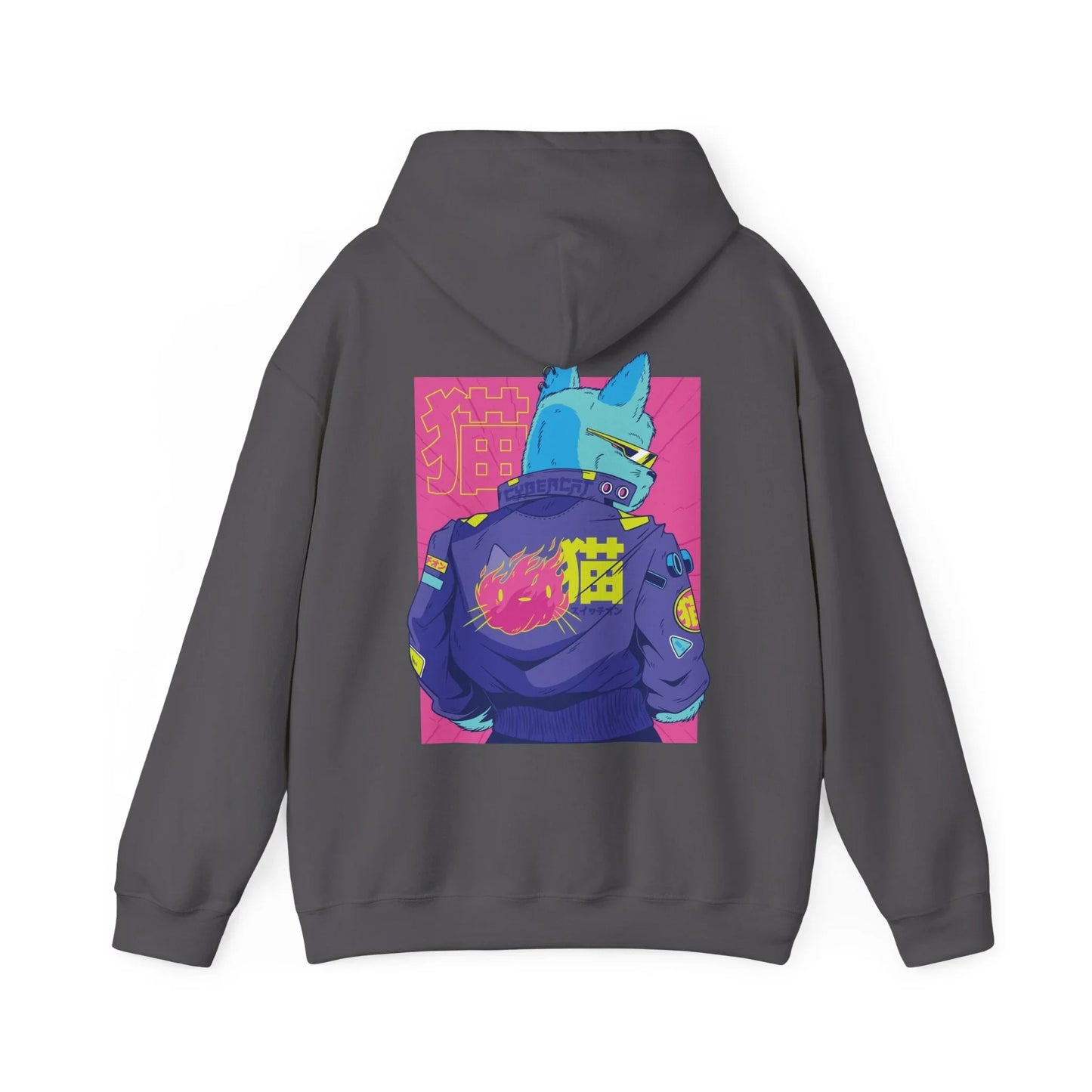 Cyberpunk Cat - Anime World - Unisex Hoodie - STREET STYLE