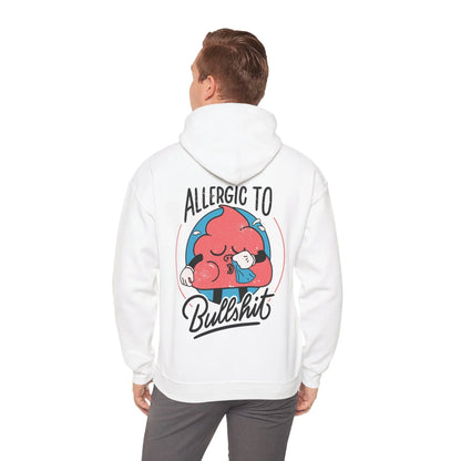 Allergic to Bullshit - Antisocial Retro - Unisex Hoodie - STREET STYLE