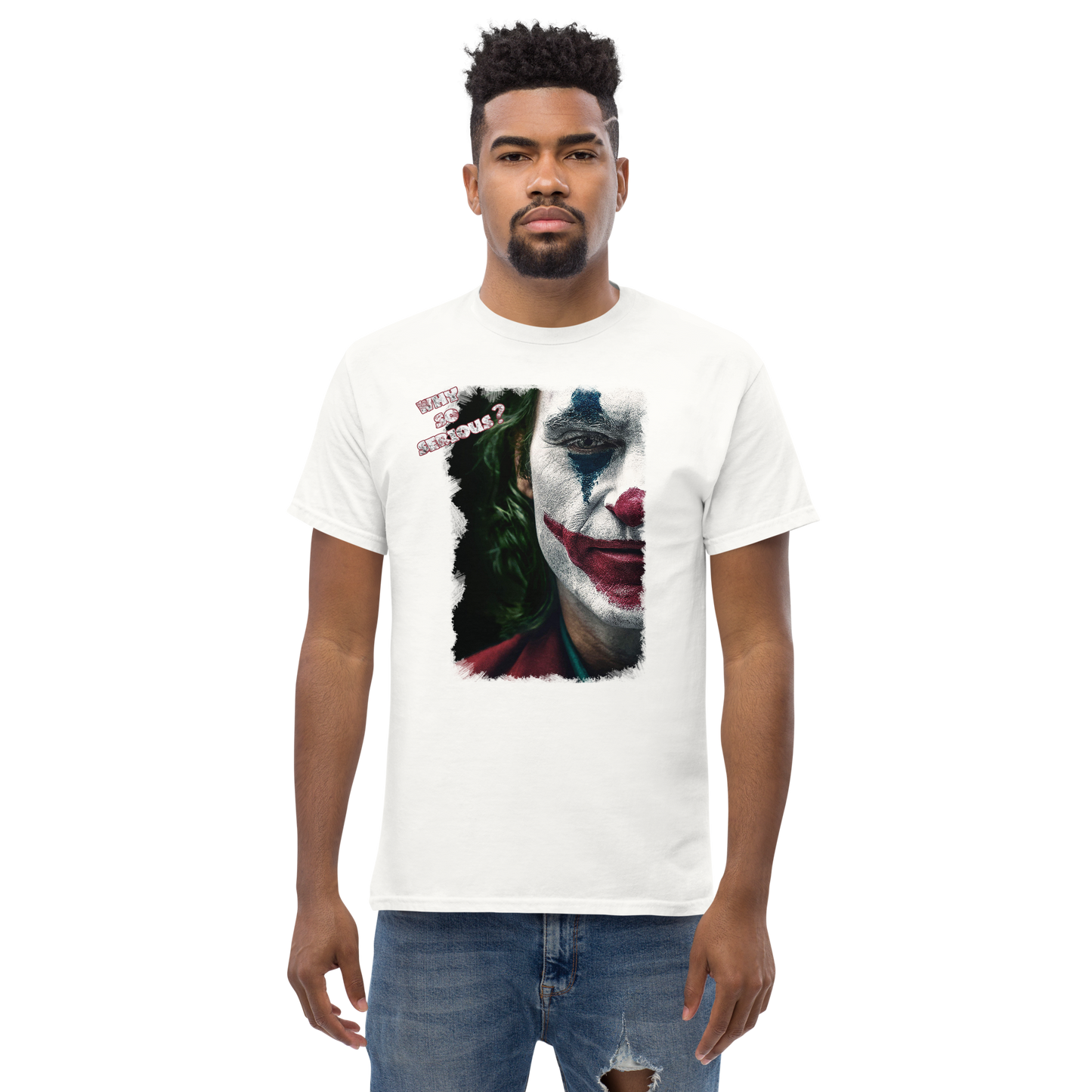 T-Shirt Joker Super Cattivo - Cotone Fiammato Unisex