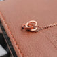 Double Heart Name Necklace - couples necklace - STREET STYLE