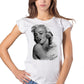 Marilyn Monroe Cantante Attrice The Legend 17-2 Lady Donna 100% Cotone Pettinato JK - STREET STYLE