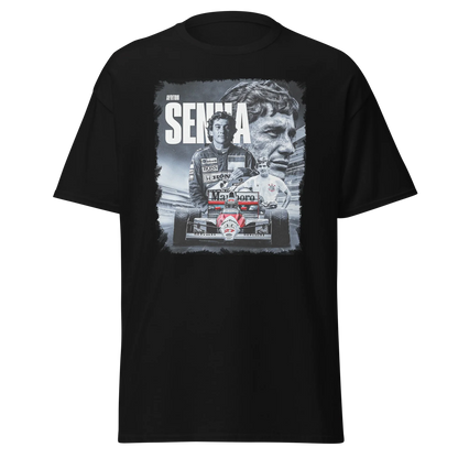T-shirt Ayrton Senna Leggenda F1 - Stampa Grafica Vintage 11001-2 - STREET STYLE