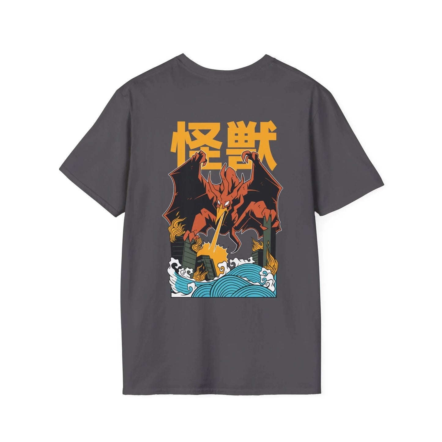 Phoenix - Kaiju Monster - Unisex T-Shirt - Back Print - STREET STYLE