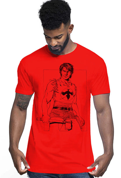 Zagor Film Cartoon Fumetti 2057 T-shirt Urban Men Uomo 100% Cotone Pettinato JK - STREET STYLE