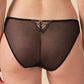Gossard Viva Sheer Embroidered Bikini Panties Black - STREET STYLE