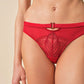 Gossard Viva Red Sheer Embroidered Bikini Panties - STREET STYLE