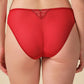 Gossard Viva Red Sheer Embroidered Bikini Panties - STREET STYLE