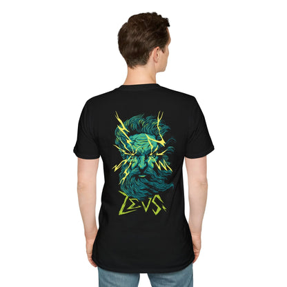 Zeus - Greek Mythology - Unisex T-Shirt - Back Print - STREET STYLE