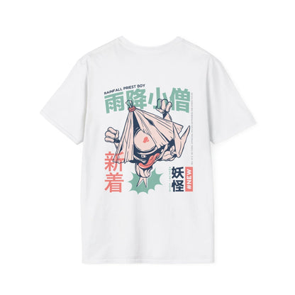 Amefuri Kozo - Japanese Yokai - Unisex T-Shirt - Back Print - STREET STYLE