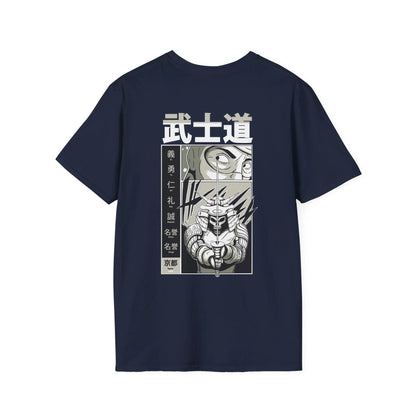 Skull Samurai - Samurai Manga - Unisex T-Shirt - Back Print - STREET STYLE