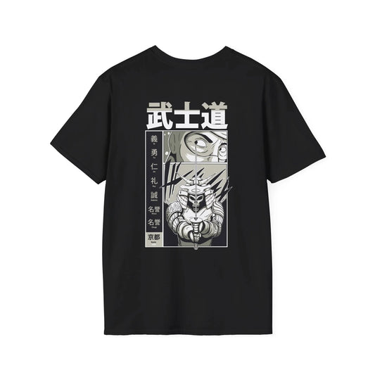 Skull Samurai - Samurai Manga - Unisex T-Shirt - Back Print - STREET STYLE