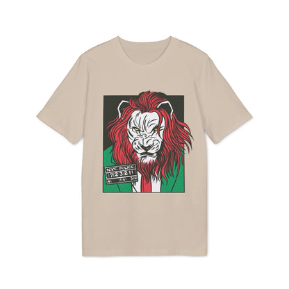 Lion Boss - Comic Mafia - Premium Bio Unisex T-Shirt - Front Print - STREET STYLE