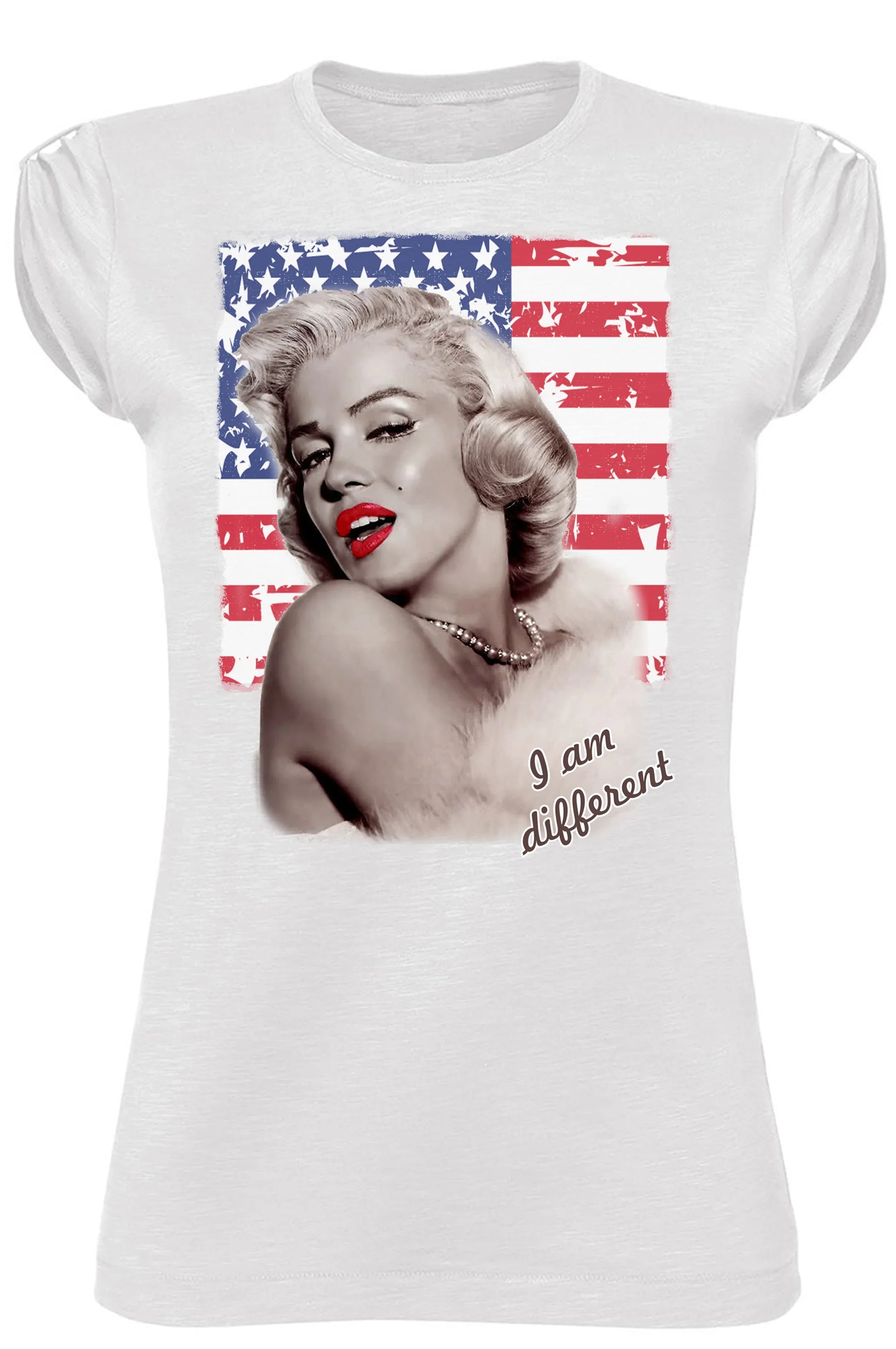 Marilyn Monroe Cantante Attrice The Legend 17-2 Lady Donna 100% Cotone Pettinato JK - STREET STYLE