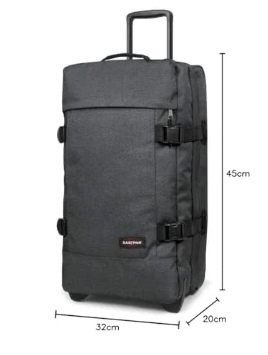 EASTPAK TRANVERZ XXS Suitcase, 45 x 32 x 20 cm, 28 L, Black, XXS - STREET STYLE