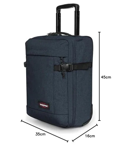 EASTPAK TRANVERZ XXS Suitcase, 45 x 32 x 20 cm, 28 L, Black, XXS - STREET STYLE