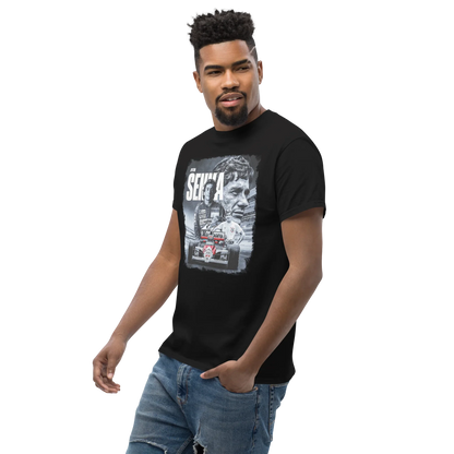 T-shirt Ayrton Senna Leggenda F1 - Stampa Grafica Vintage 11001-2 - STREET STYLE