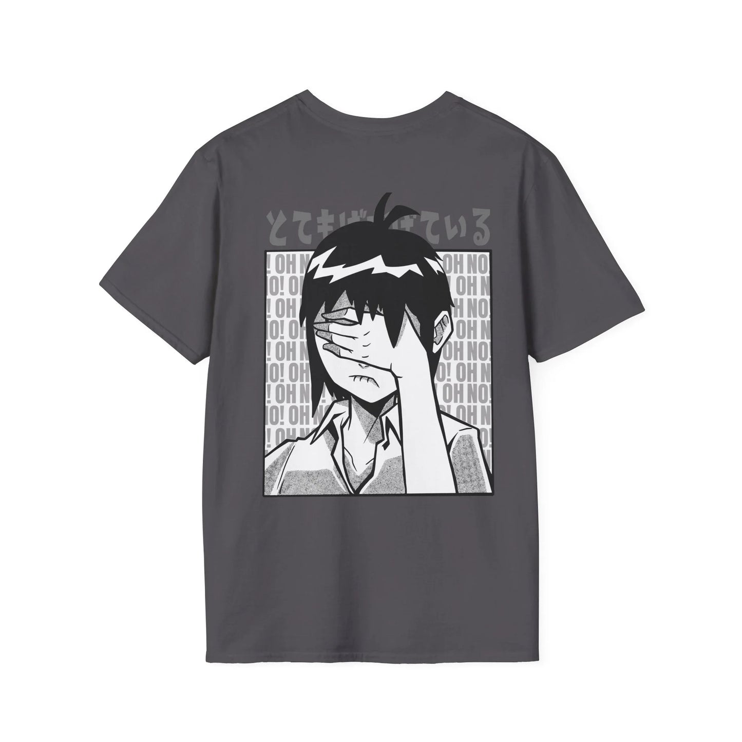 Face Palm Manga - Anime World - Unisex T-Shirt - Back Print - STREET STYLE