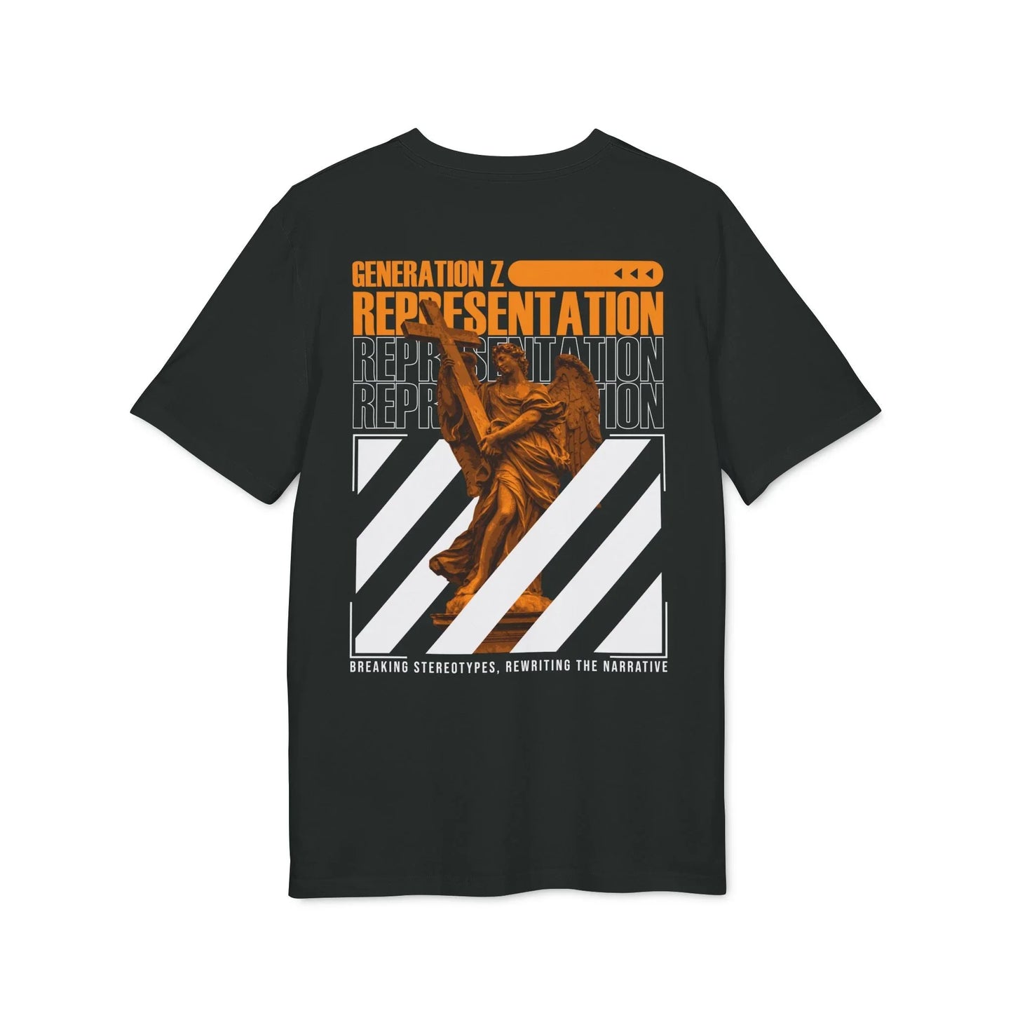 Generation Z Representation - Gods Way - Premium Bio Unisex T-Shirt - Back Print - STREET STYLE